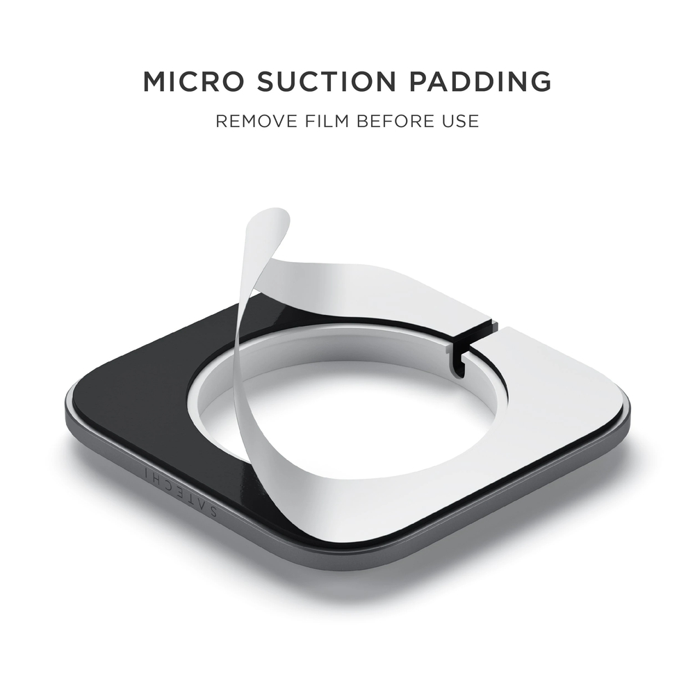 Держатель Satechi Aluminum Dock Enclosure for Magsafe Charger Цвет серый космос.